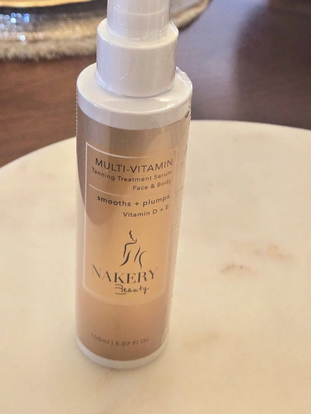 NAKERY Beauty Multi-Vitamin Tanning Treatment Serum Face & Body 150ml NWT